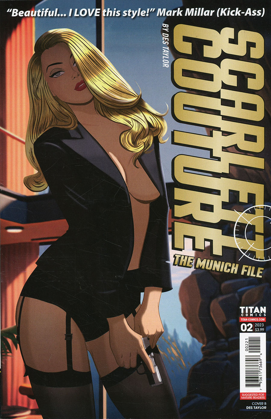 Scarlett Couture Munich File #2 Cover B Variant Des Taylor Cover