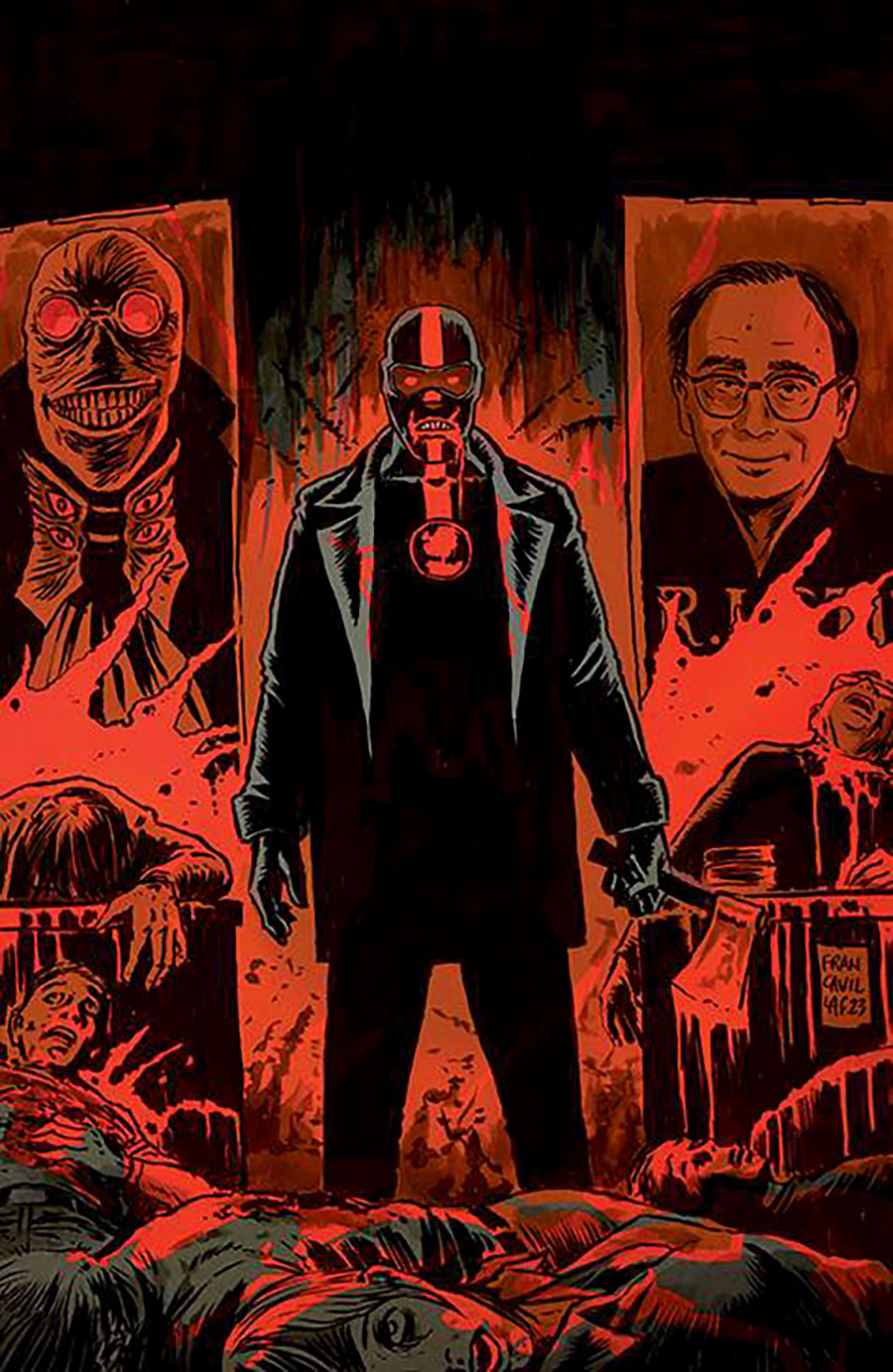 Stuff Of Nightmares Red Murder #1 (One Shot) Cover D Variant Francesco Francavilla Glow-In-The-Dark Cover