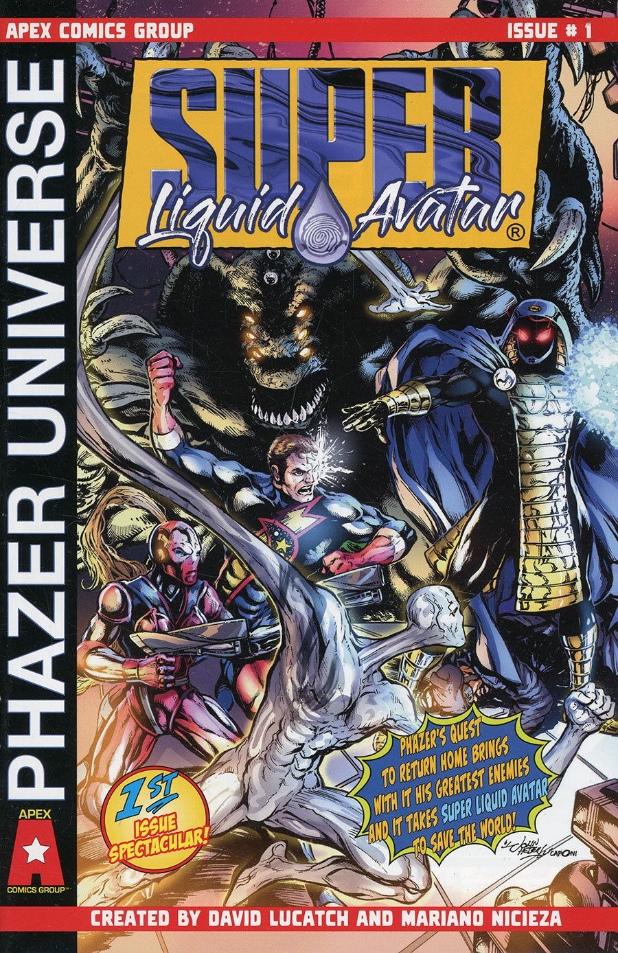 Phazer Universe Super Liquid Avatar #1 Cover A Regular John Hebert & Nick Caponi Cover