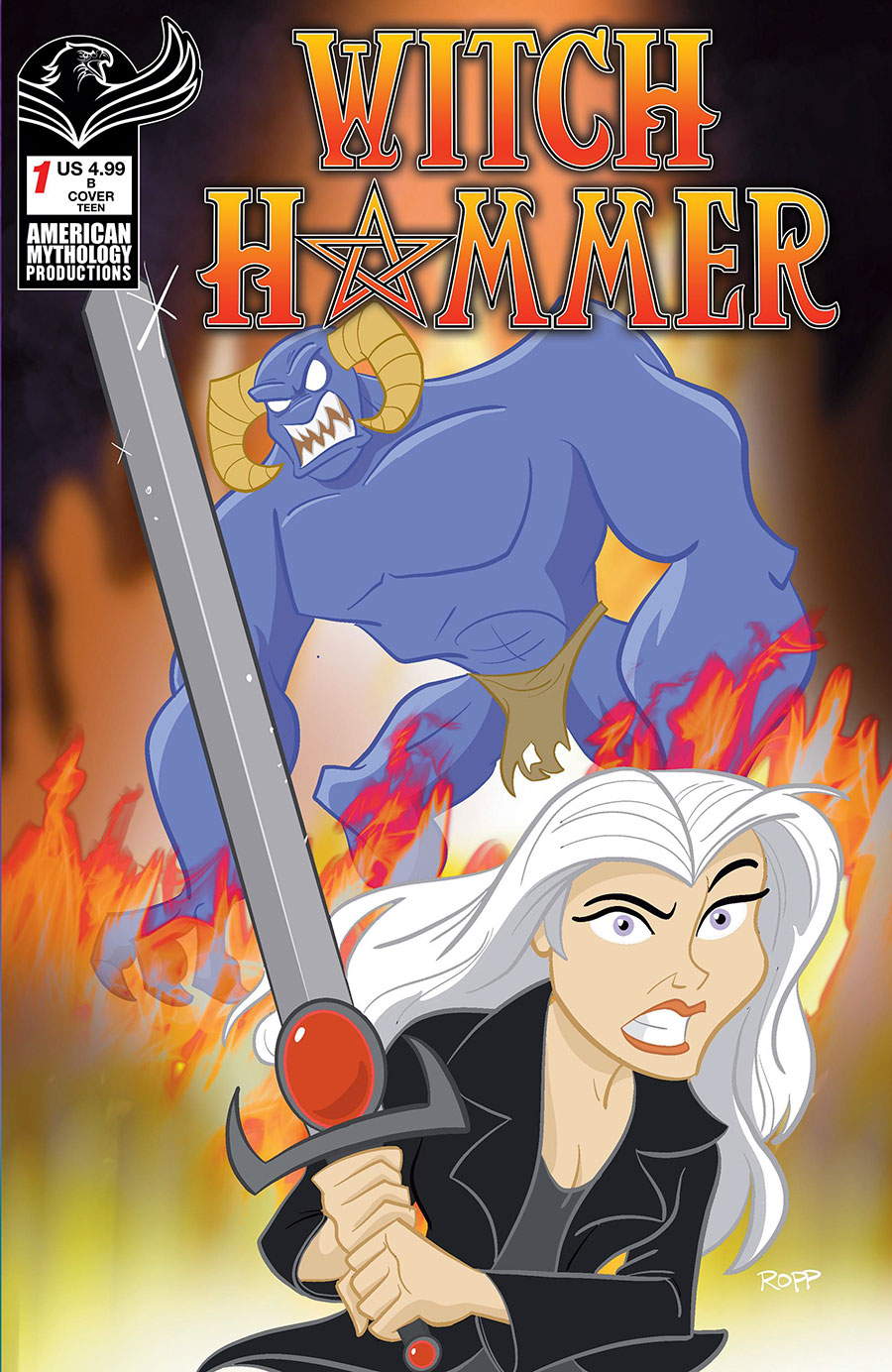 Witch Hammer #1 Cover B Variant Adrian Ropp Animated Cover