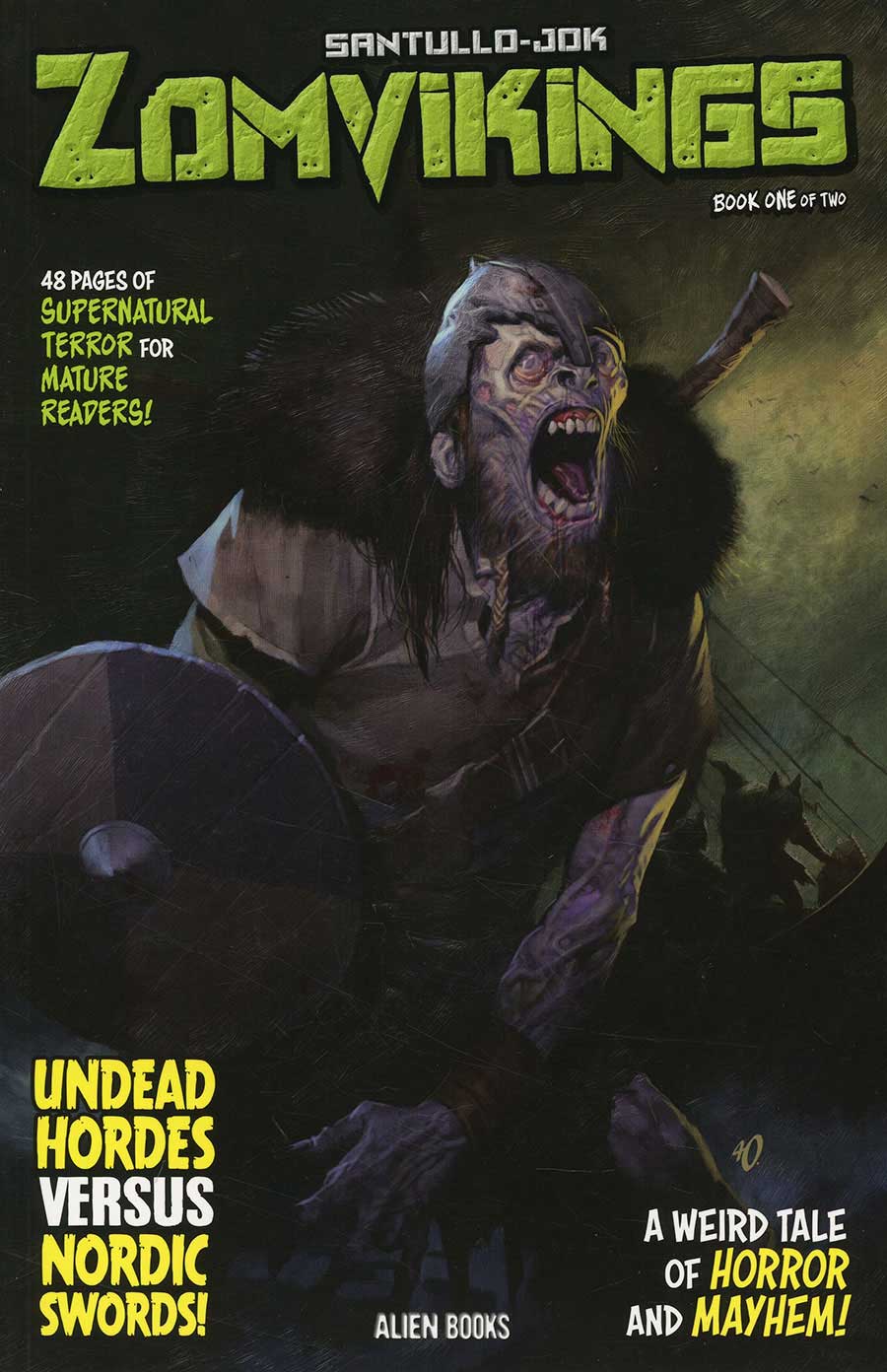 Zomvikings #1 Cover A Regular Ariel Olivetti Cover