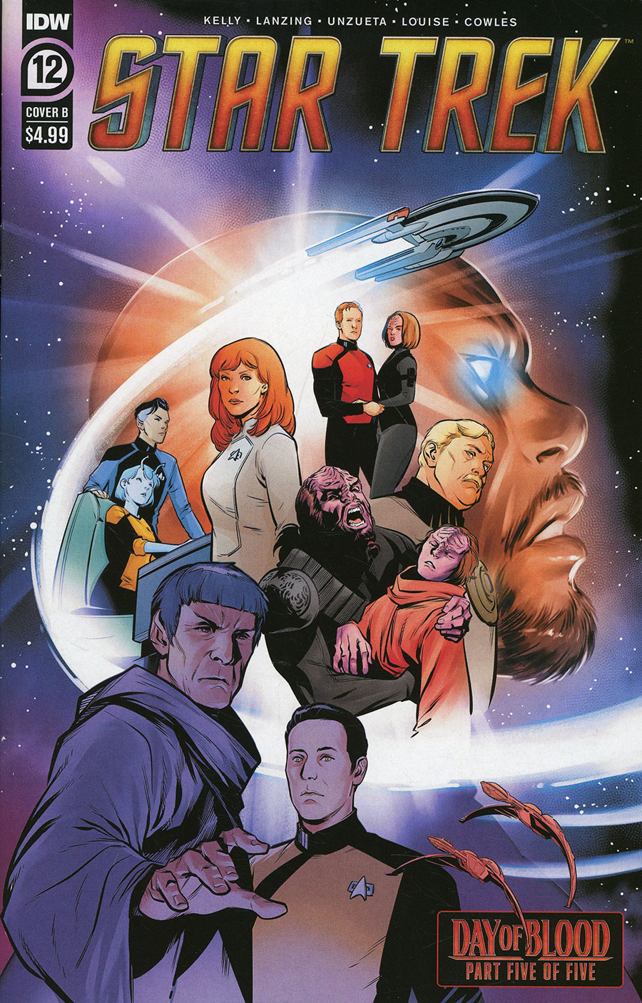 Star Trek (IDW) Vol 2 #12 Cover B Variant Marcus To Cover (Day Of Blood Part 5)
