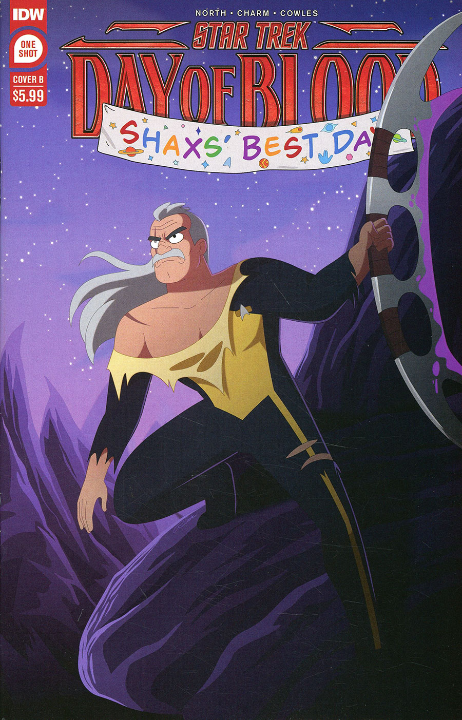 Star Trek Day Of Blood Shaxs Best Day #1 (One Shot) Cover B Variant Robby Cook Cover