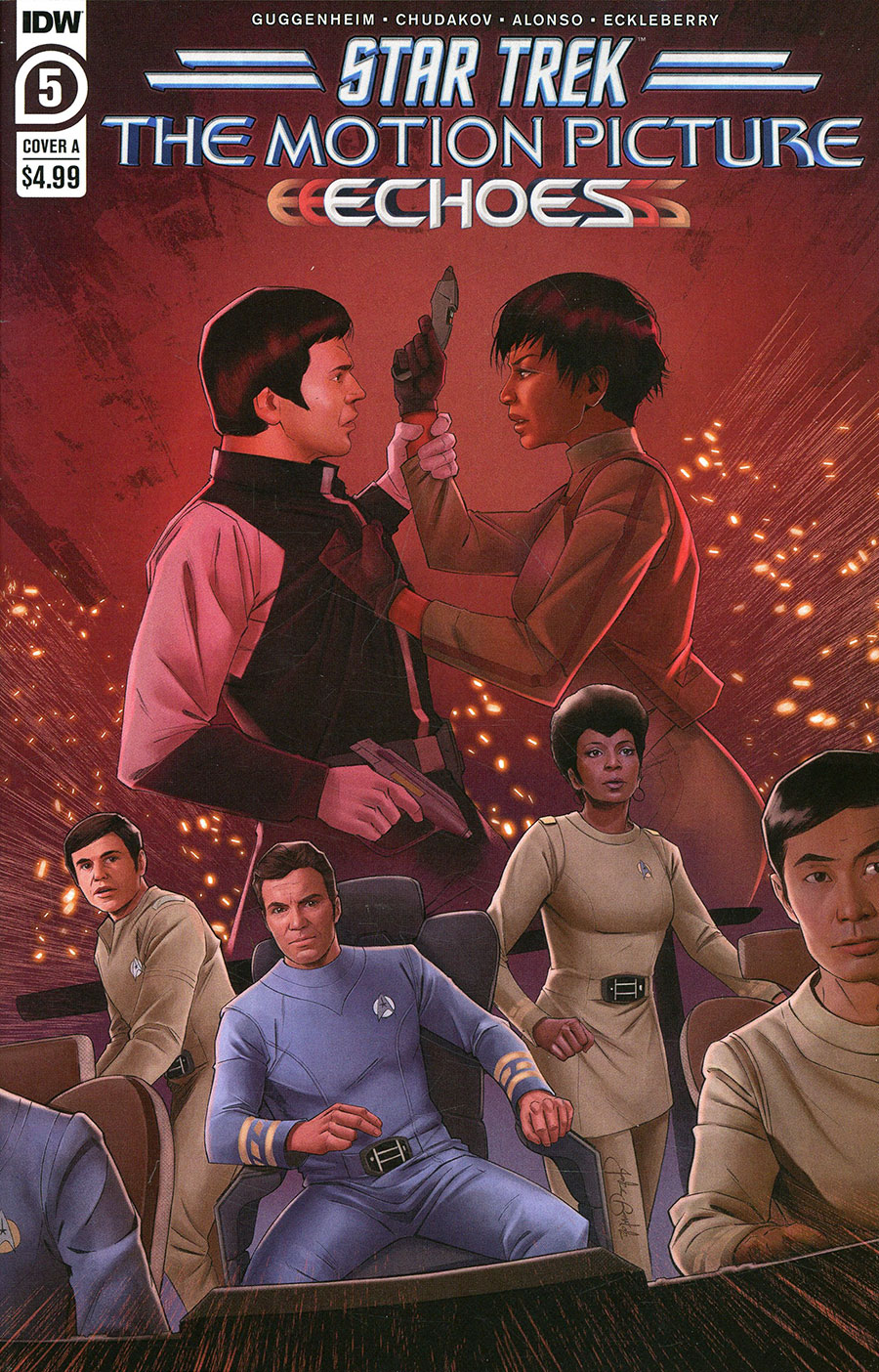 Star Trek The Motion Picture Echoes #5 Cover A Regular Jake Bartok Cover