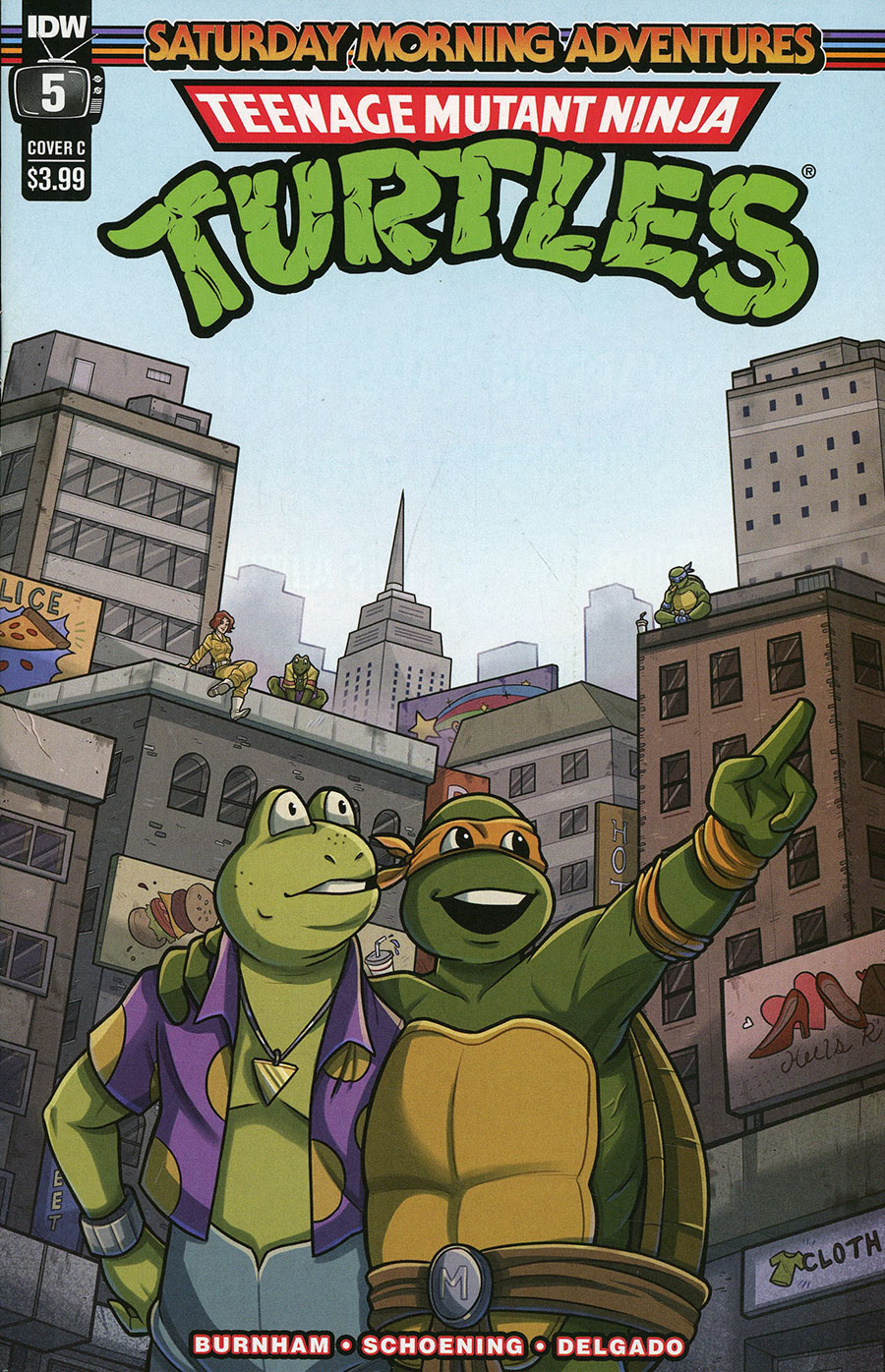 Teenage Mutant Ninja Turtles Saturday Morning Adventures Continued #5 Cover C Variant Audrey Suntrup Cover