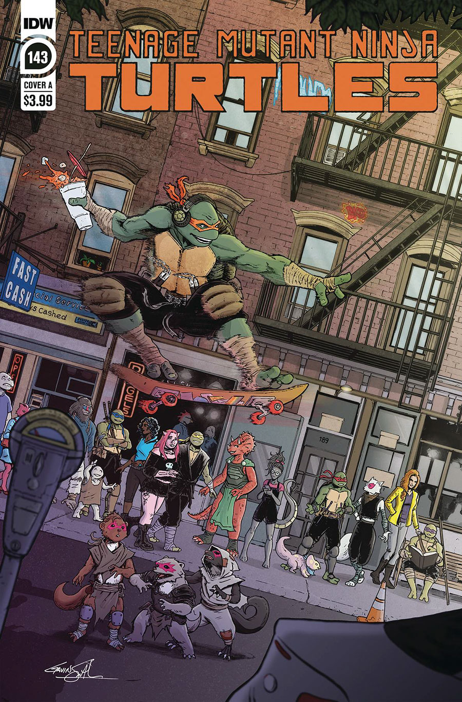 Teenage Mutant Ninja Turtles Vol 5 #143 Cover A Regular Gavin Smith Cover