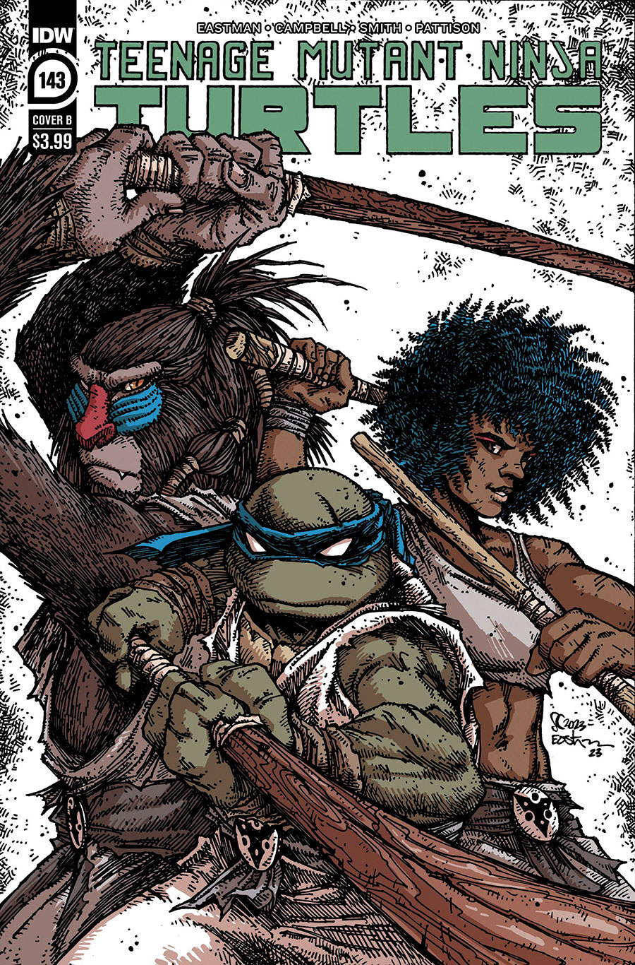 Teenage Mutant Ninja Turtles Vol 5 #143 Cover B Variant Kevin Eastman Cover
