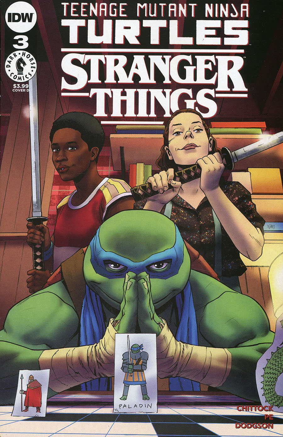 Teenage Mutant Ninja Turtles x Stranger Things #3 Cover D Variant Adam Gorham Cover
