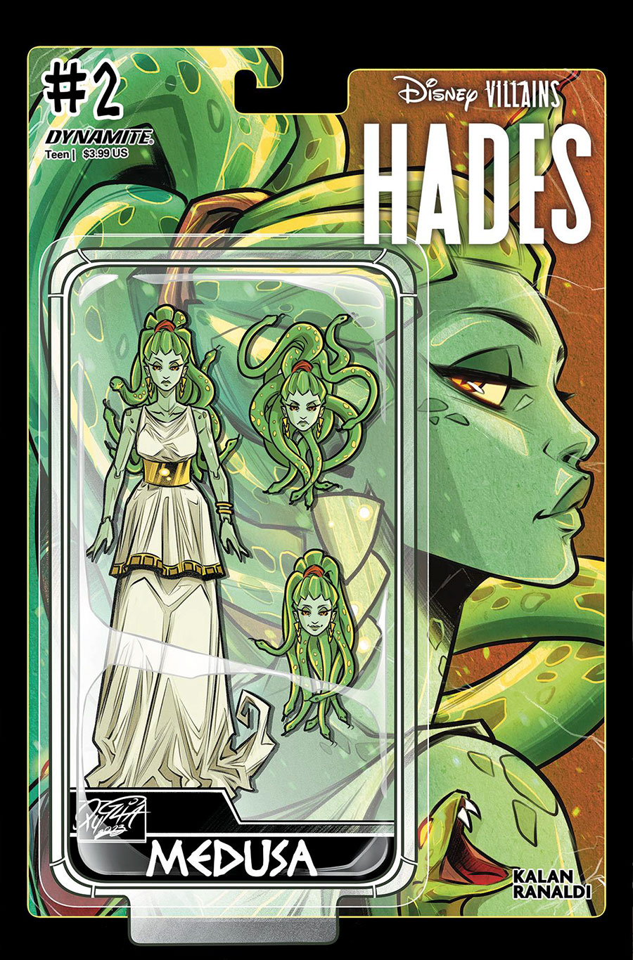 Disney Villains Hades #2 Cover E Variant Action Figure Cover