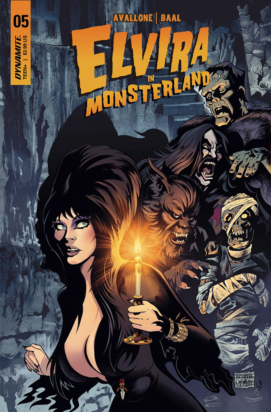 Elvira In Monsterland #5 Cover A Regular Dave Acosta Cover