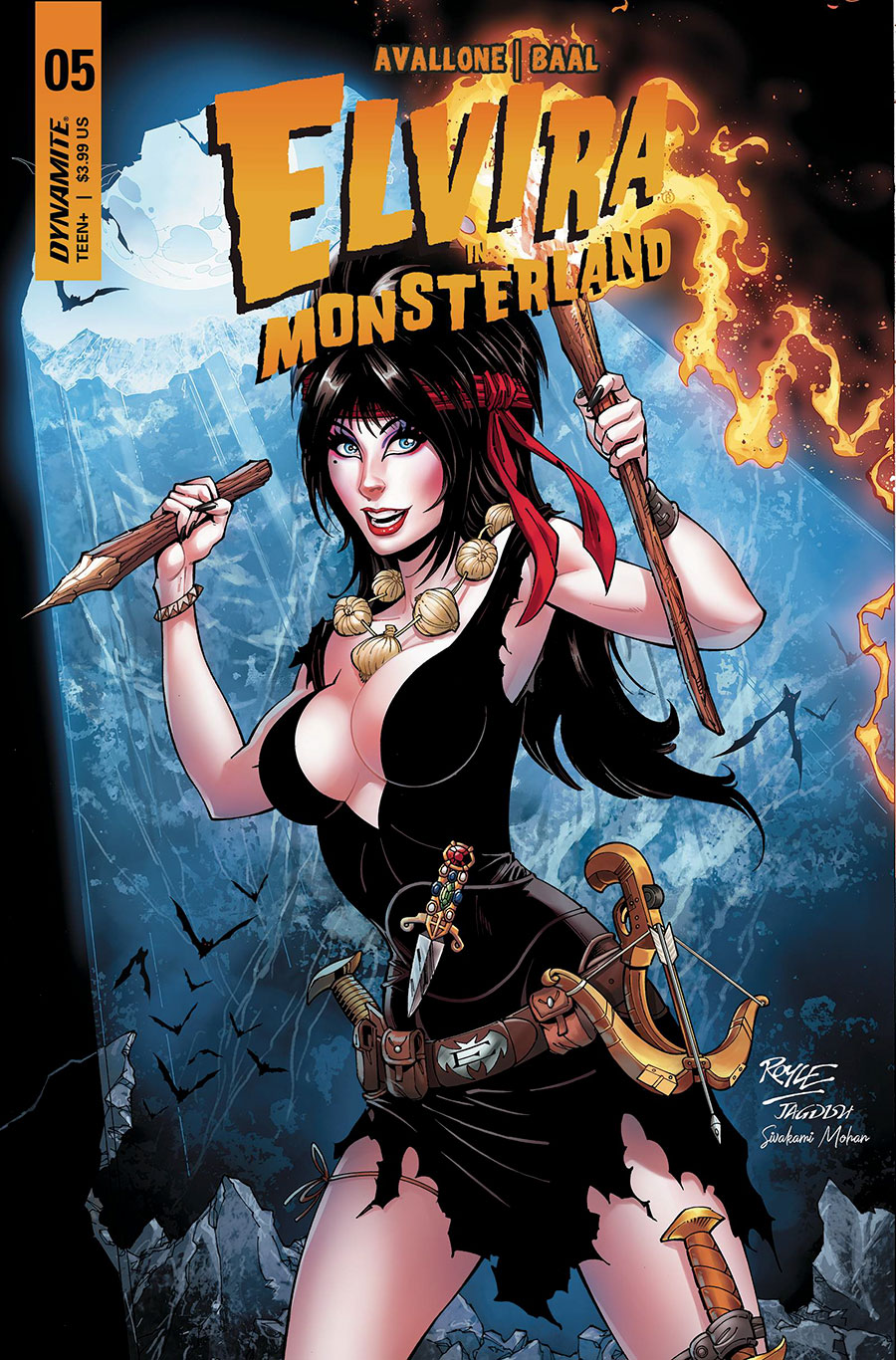 Elvira In Monsterland #5 Cover B Variant John Royle Cover