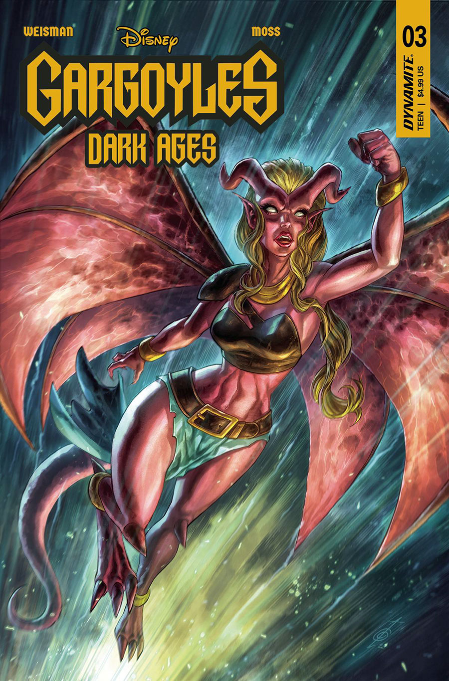 Gargoyles Dark Ages #3 Cover B Variant Alan Quah Cover