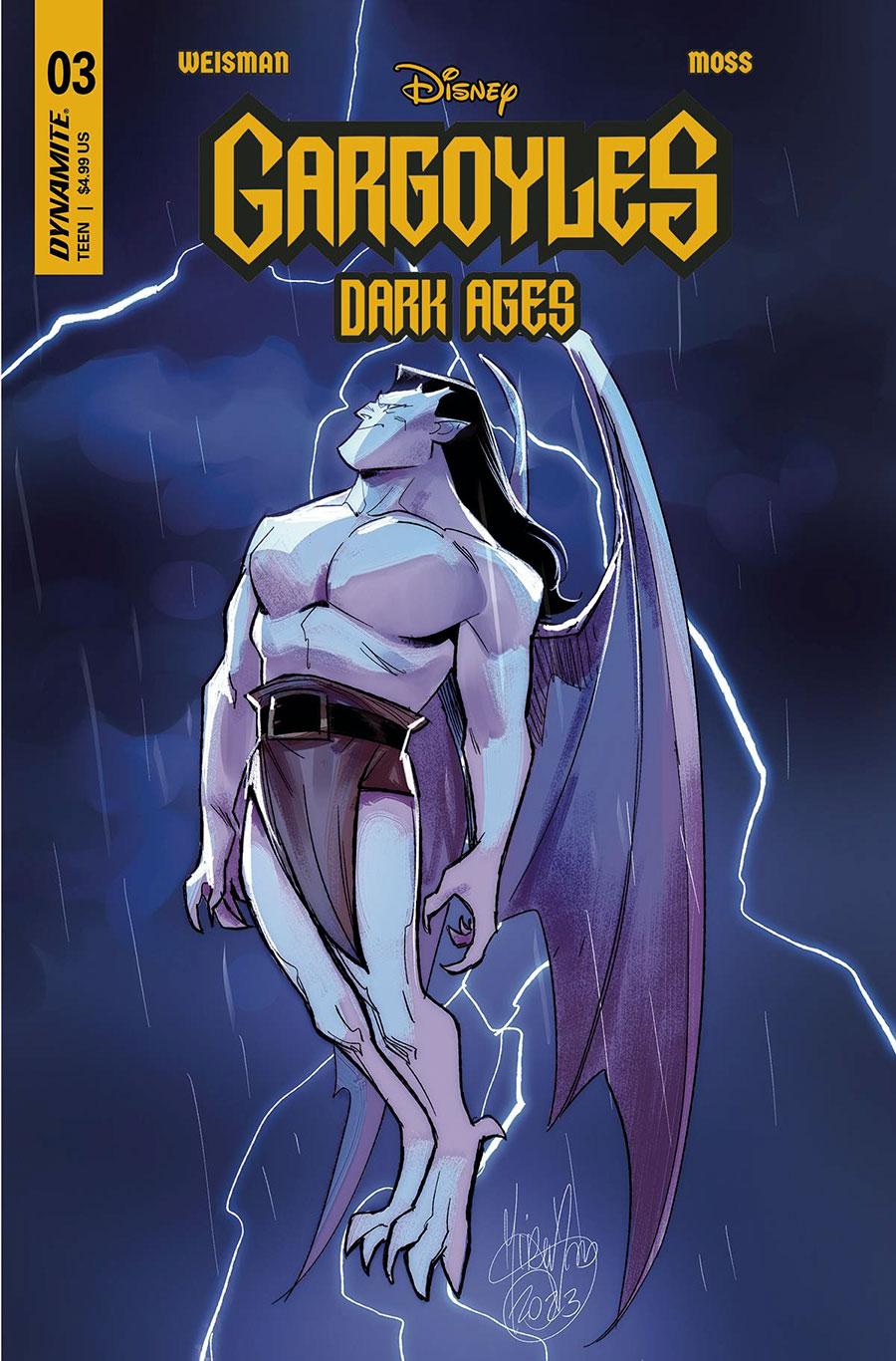 Gargoyles Dark Ages #3 Cover C Variant Mirka Andolfo Cover