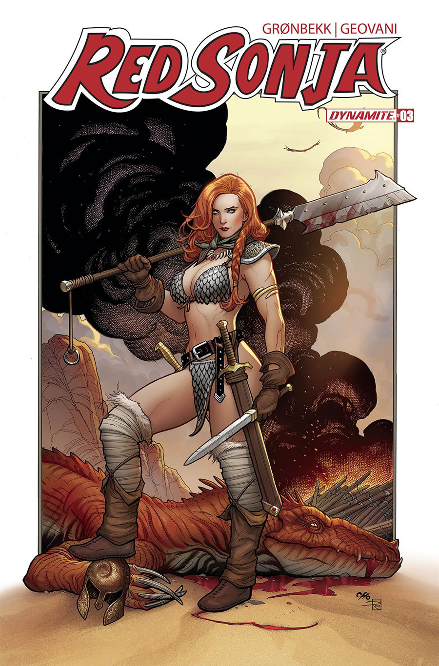 Red Sonja Vol 10 #3 Cover B Variant Frank Cho Cover