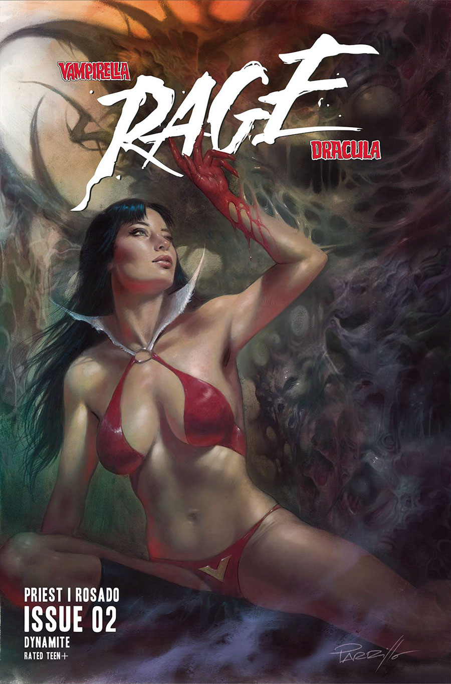 Vampirella Dracula Rage #2 Cover A Regular Lucio Parrillo Cover