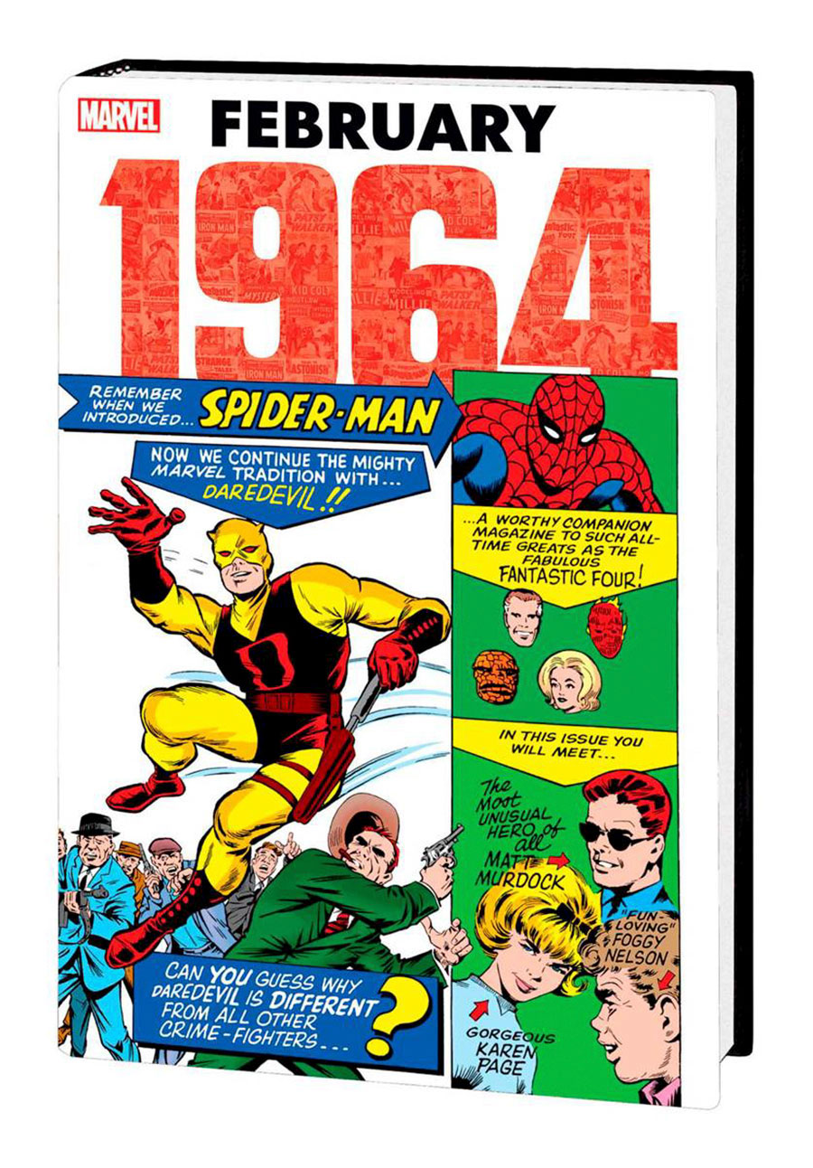 Marvel February 1964 Omnibus HC Direct Market Jack Kirby & Bill Everett Variant Cover