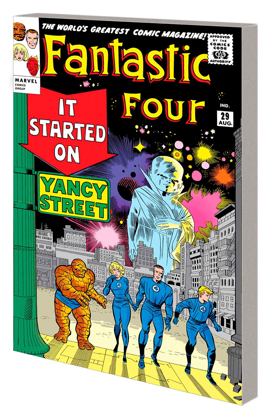 Mighty Marvel Masterworks Fantastic Four Vol 3 It Started On Yancy Street GN Direct Market Jack Kirby Variant Cover
