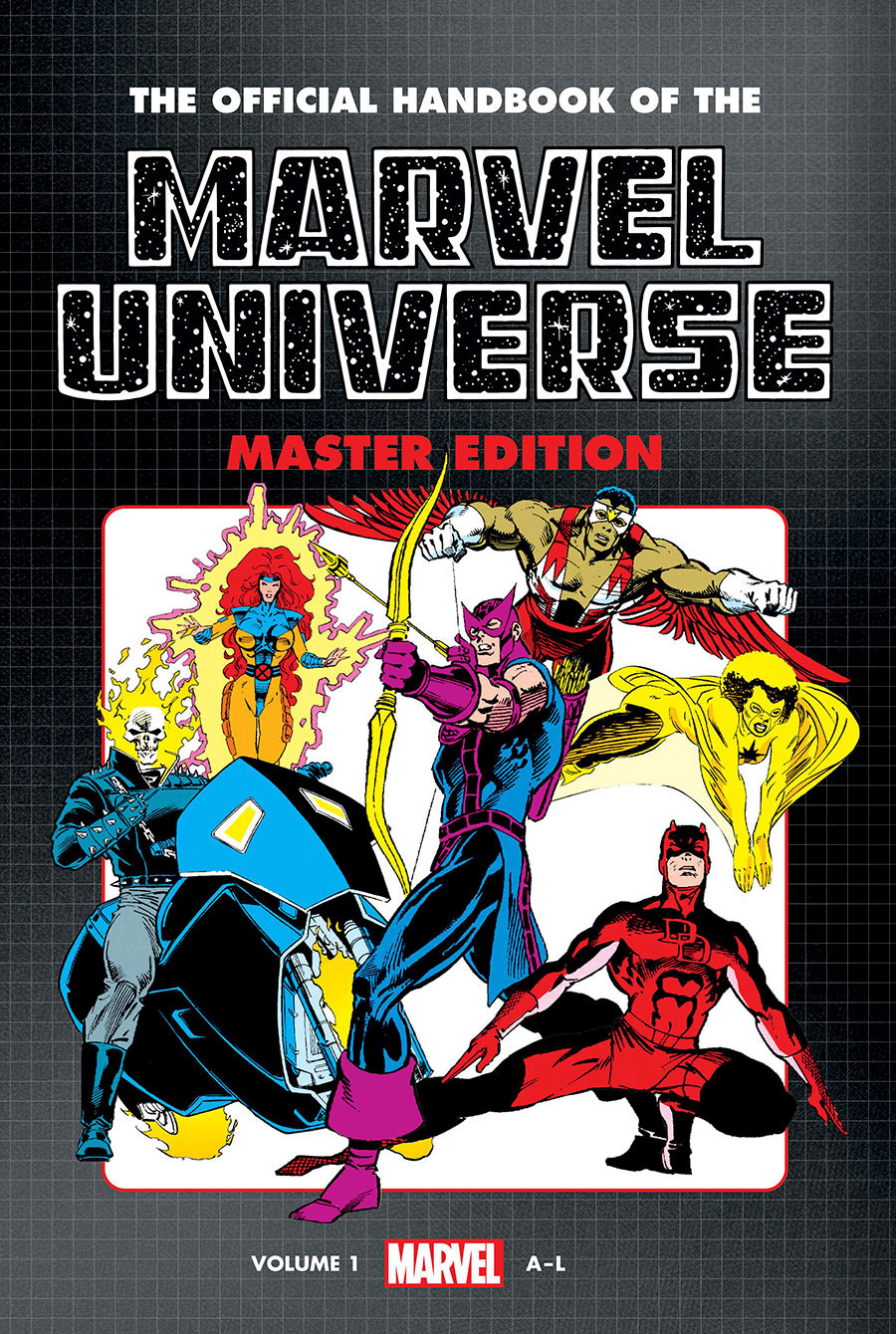 Official Handbook Of The Marvel Universe Master Edition Omnibus Vol 1 HC Book Market Heroes Cover