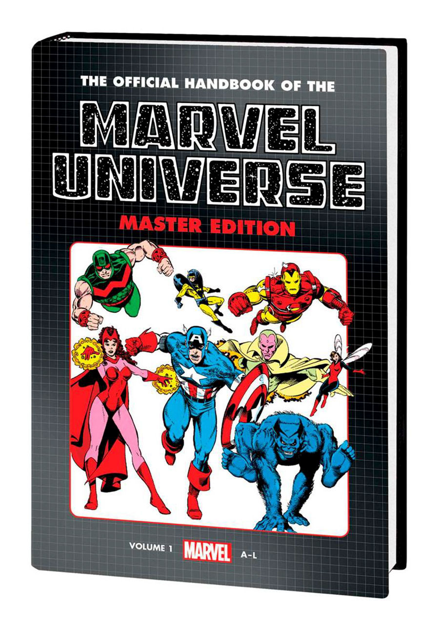 Official Handbook Of The Marvel Universe Master Edition Omnibus Vol 1 HC Direct Market Avengers Variant Cover