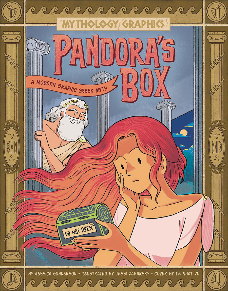 Pandoras Büchse öffnen Mythology Graphics Pandoras Box Modern Greek Myth GN