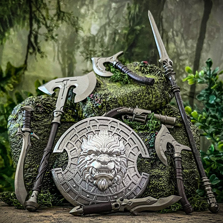 Animal Warriors Of The Kingdom Primal Series Wave 1 Accessory Weapon Set - Iron