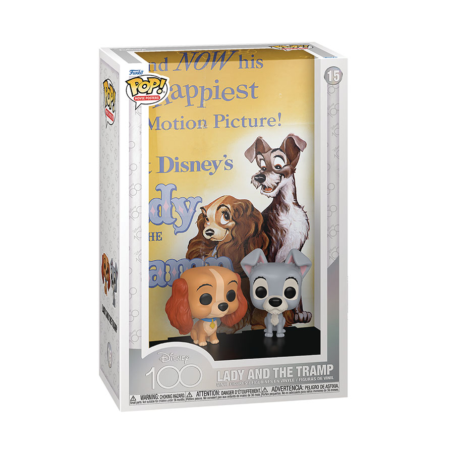 POP Movie Poster Disney100 Lady And The Tramp Vinyl Figure