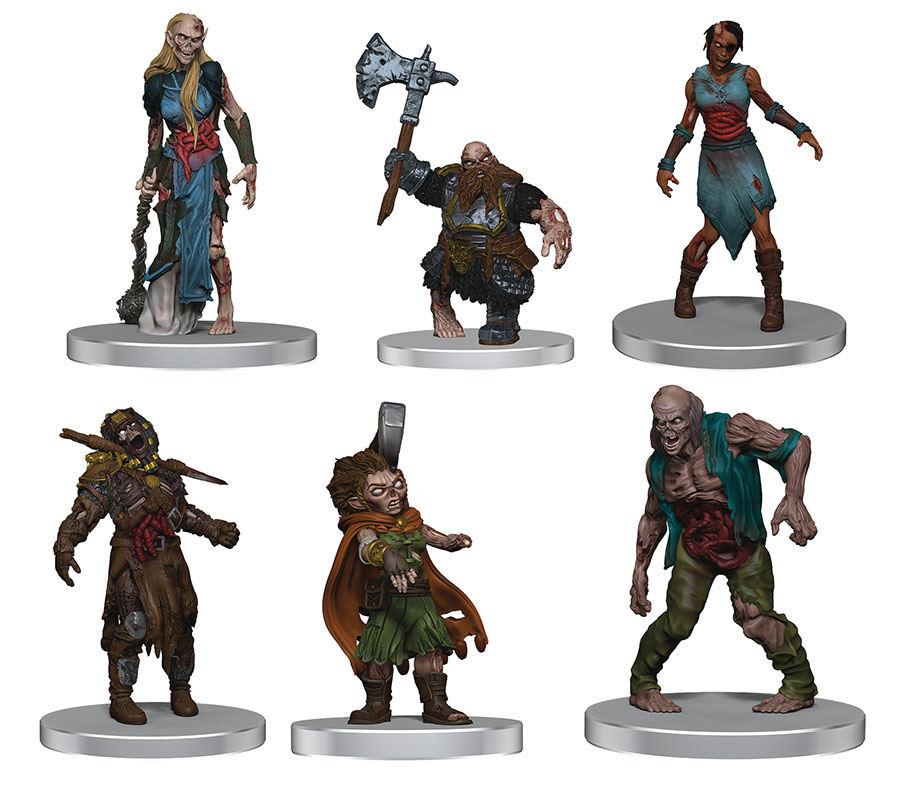 Dungeons & Dragons Icons Of The Realms Undead Armies Zombies Set