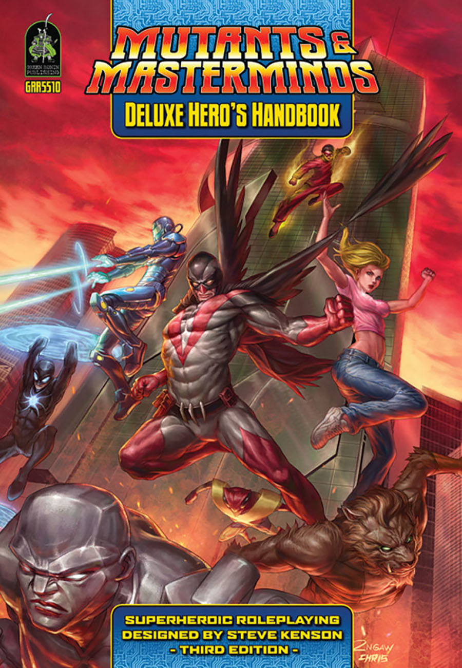 Mutants And Masterminds RPG Deluxe Heros Handbook HC