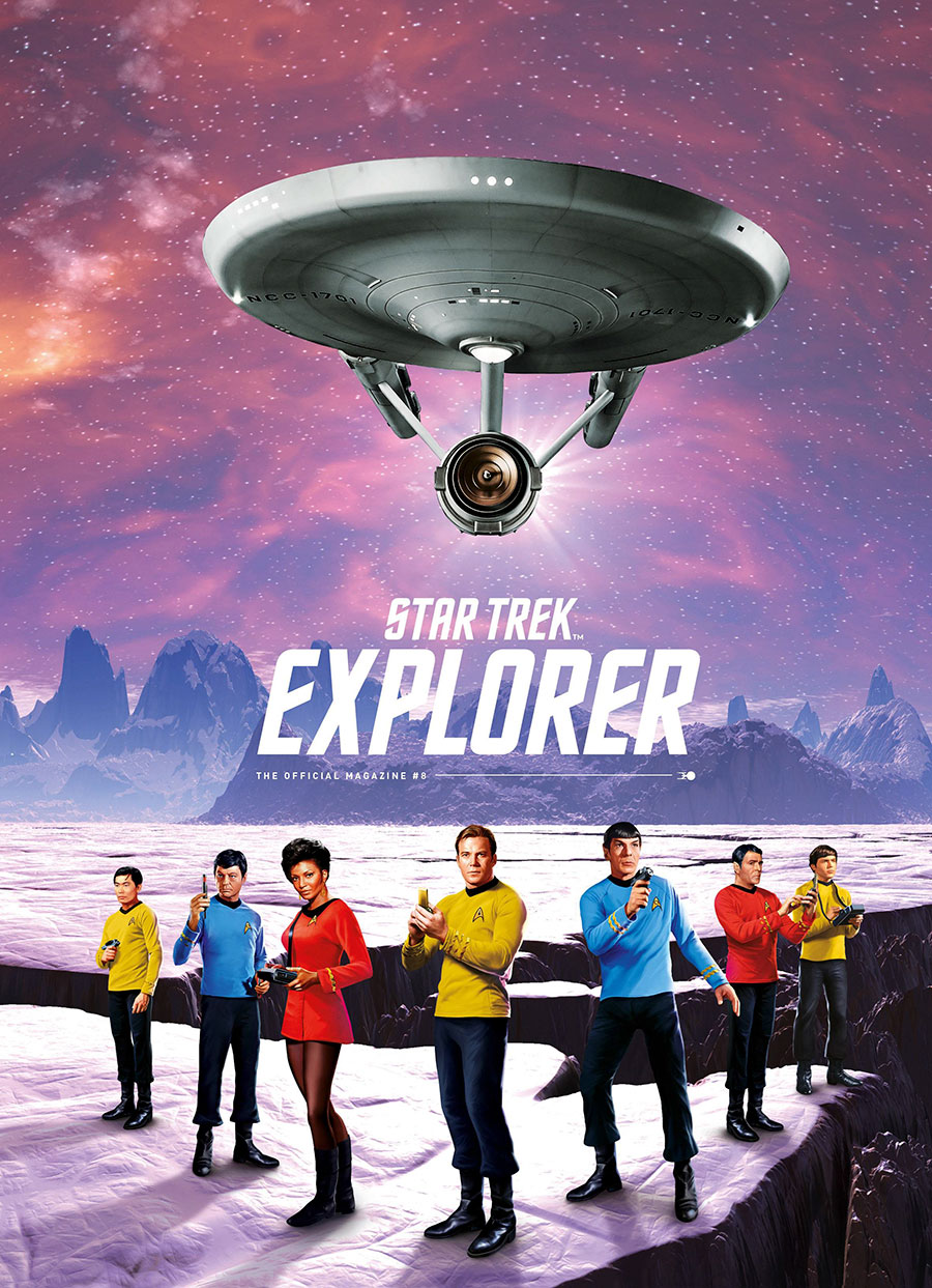Star Trek Explorer The Official Magazine #8 Variant Star Trek Day Foil Cover