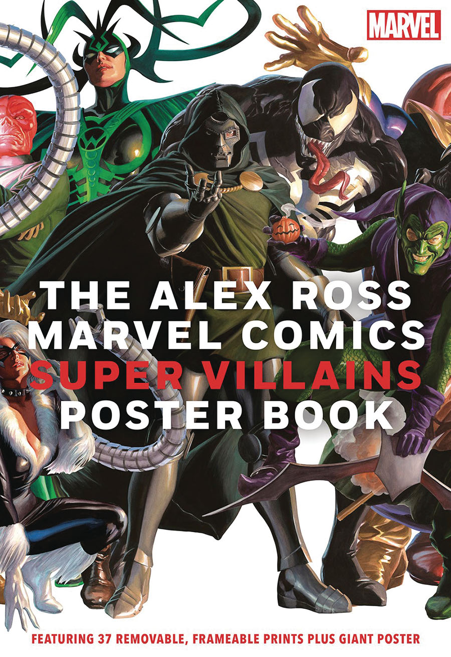 Alex Ross Marvel Comics Super Villains Poster Book SC