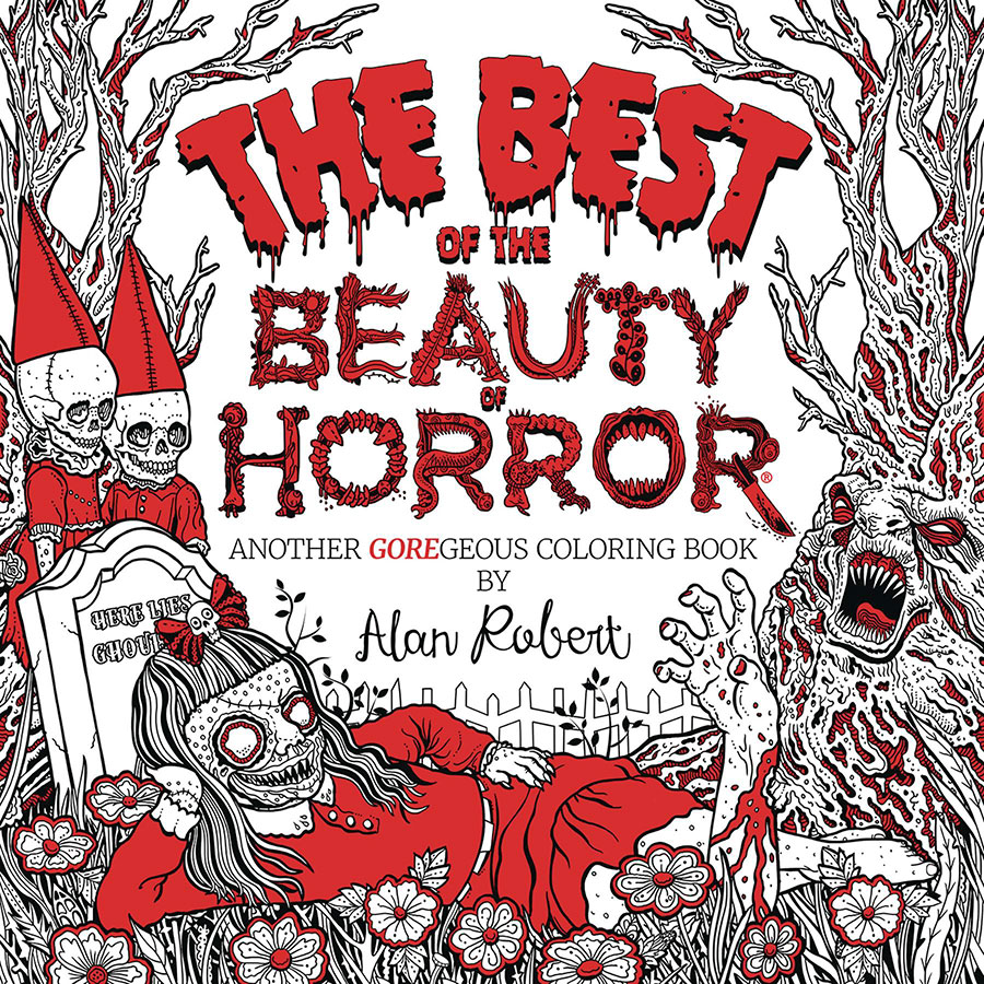 Best Of The Beauty Of Horror Another Gorgeous Coloring Book SC