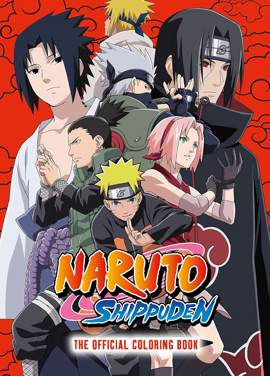 Naruto Shippuden Official Coloring Book TP