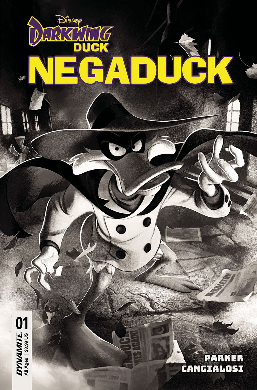 Darkwing Duck Negaduck #1 Cover I Incentive Joshua Middleton Noir Cover