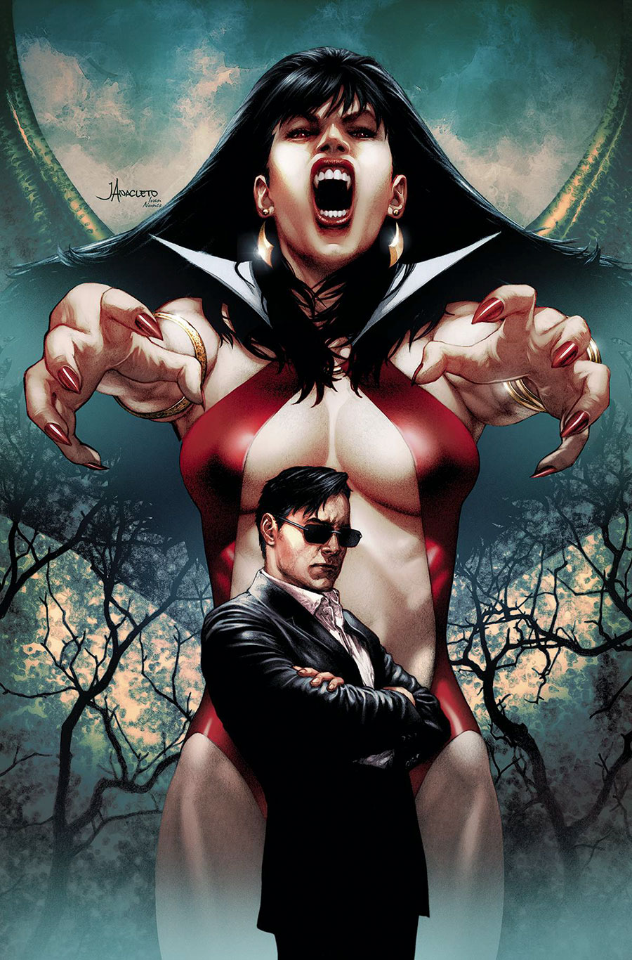 Vampirella Dracula Rage #2 Cover J Incentive Jay Anacleto Virgin Cover