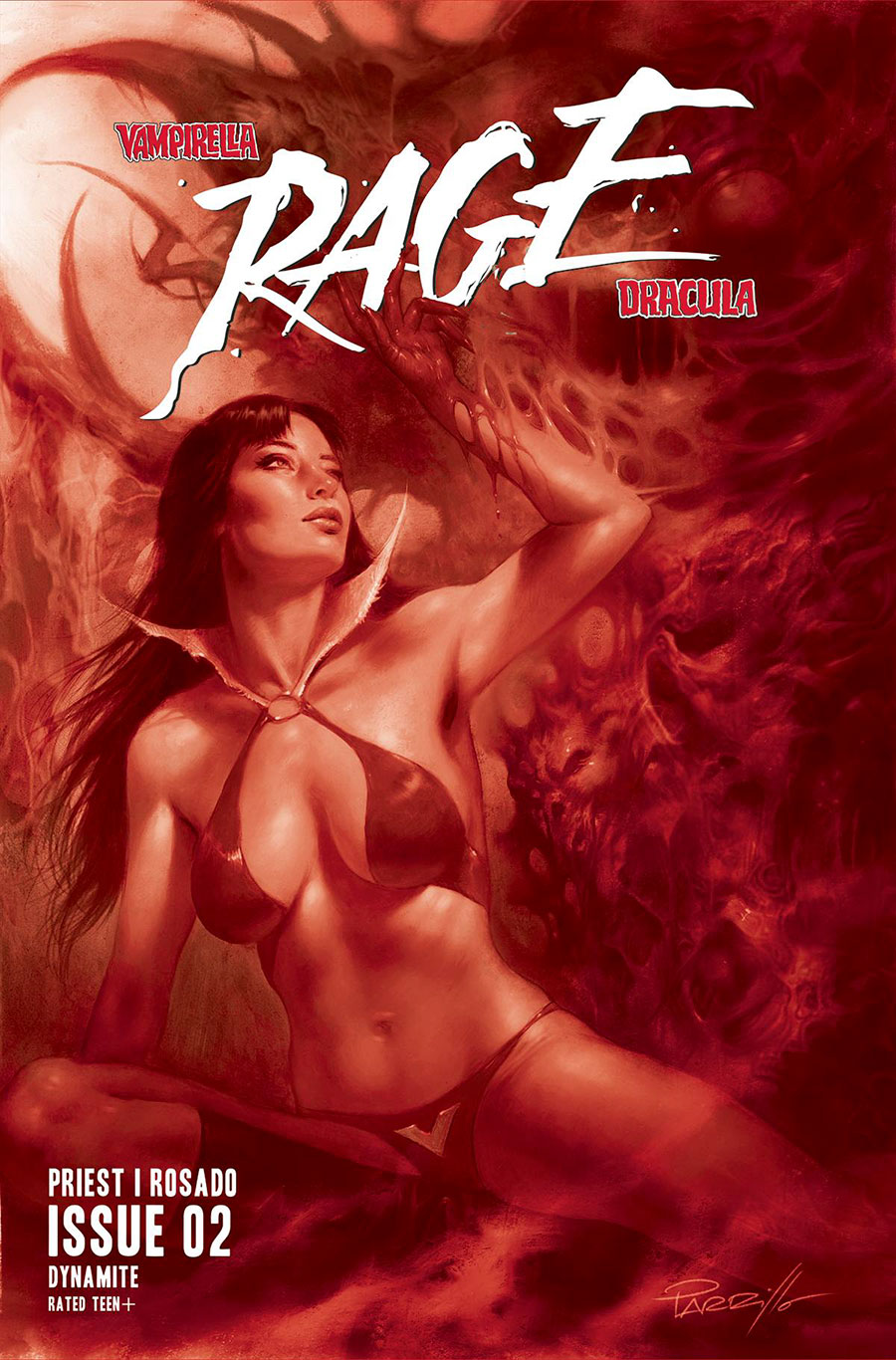 Vampirella Dracula Rage #2 Cover K Incentive Lucio Parrillo Tint Cover