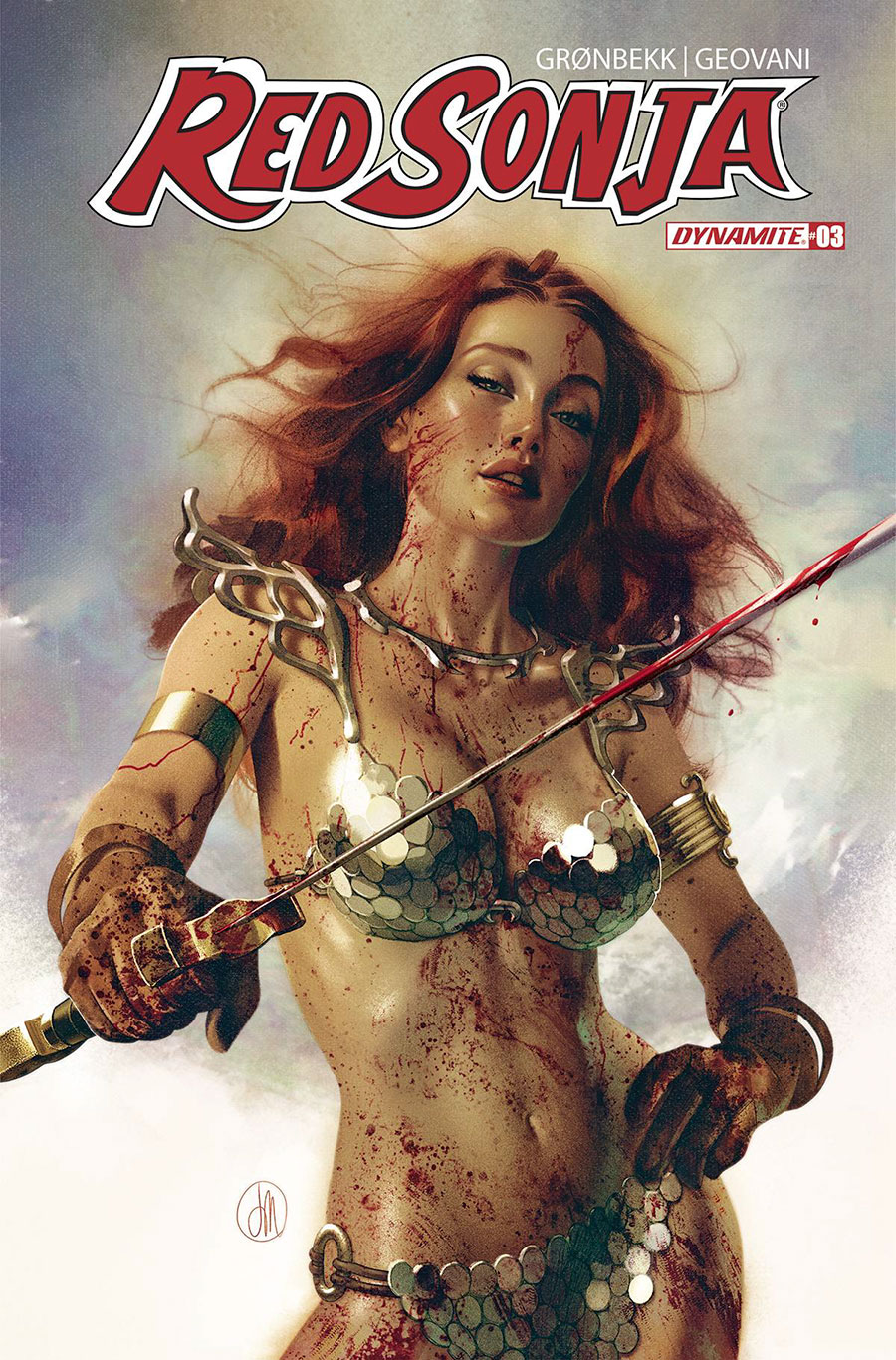 Red Sonja Vol 10 #3 Cover I Incentive Joshua Middleton Bloody Cover