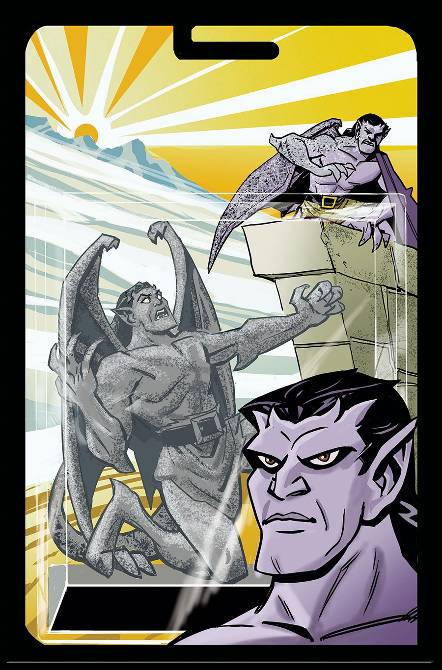 Gargoyles Dark Ages #3 Cover J Incentive Action Figure Virgin Cover