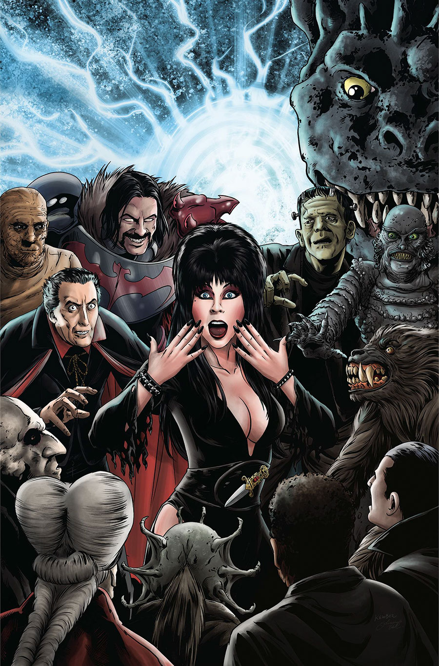 Elvira In Monsterland #5 Cover H Incentive Kewber Baal Virgin Cover