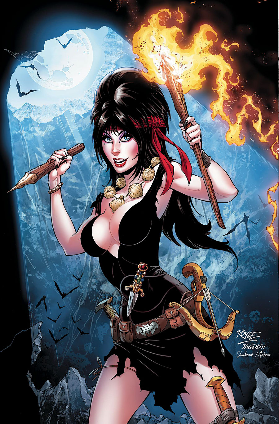 Elvira In Monsterland #5 Cover J Limited Edition John Royle Virgin Cover
