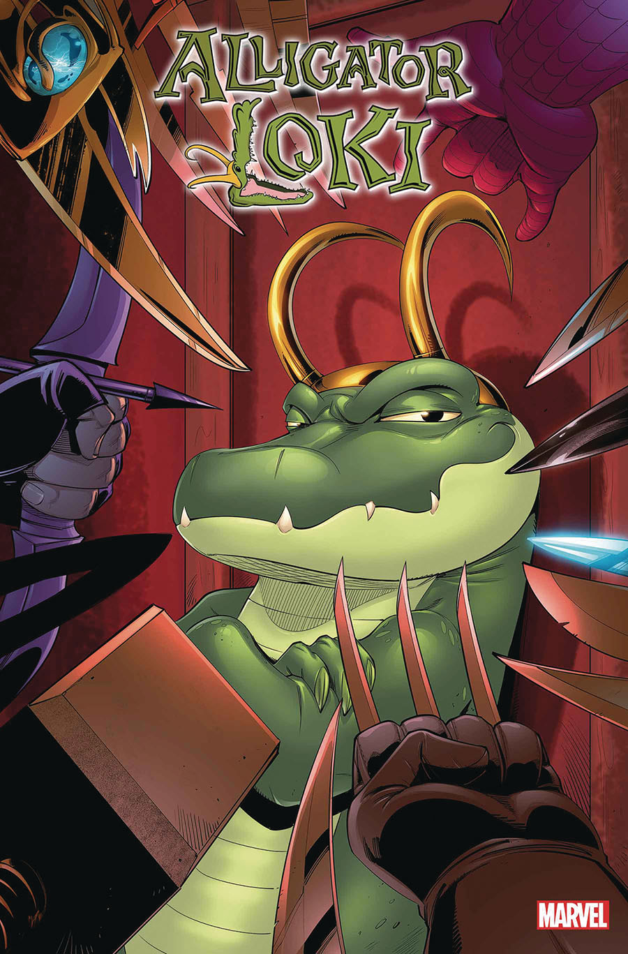 Alligator Loki #1 (One Shot) Cover D DF Signed By Bob Quinn