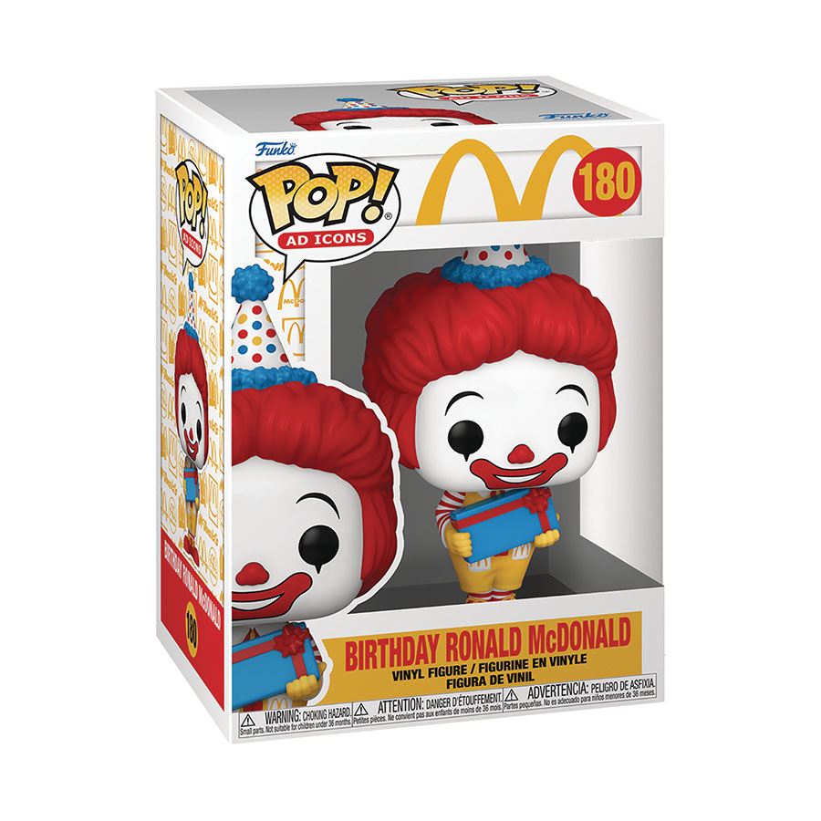 POP Ad Icons McDonalds Birthday Ronald McDonald Vinyl Figure