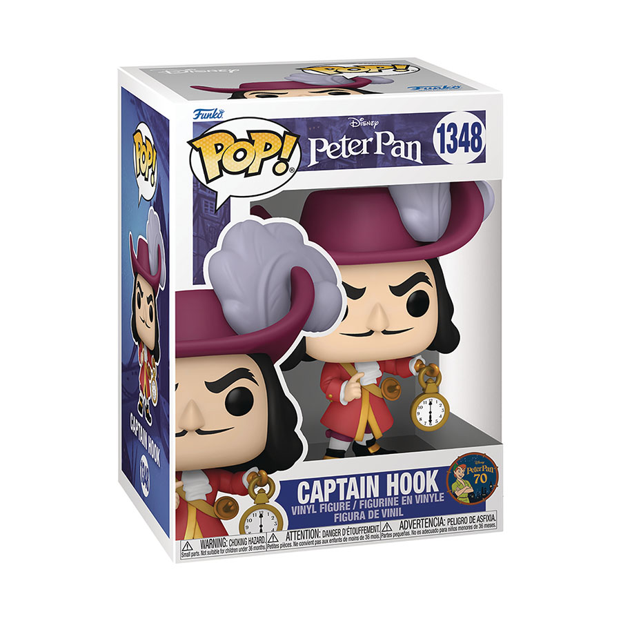 POP Disney Peter Pan 70th Anniversary Captain Hook Vinyl Figure