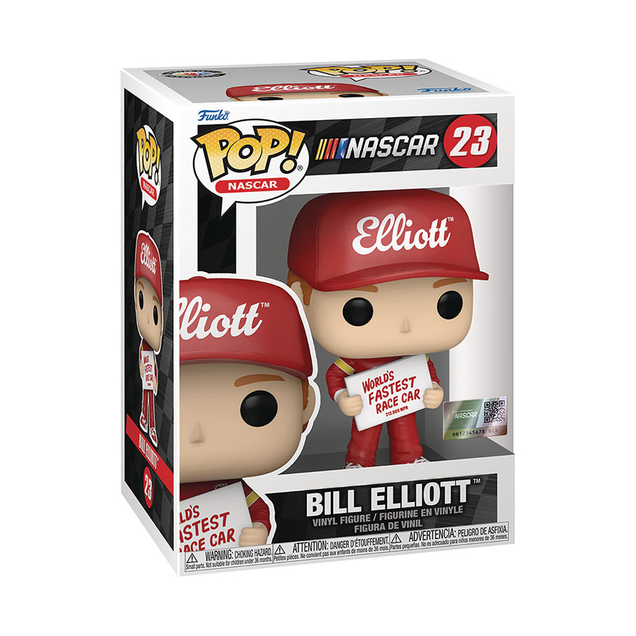 POP NASCAR Bill Elliott Fastest Sign Vinyl Figure