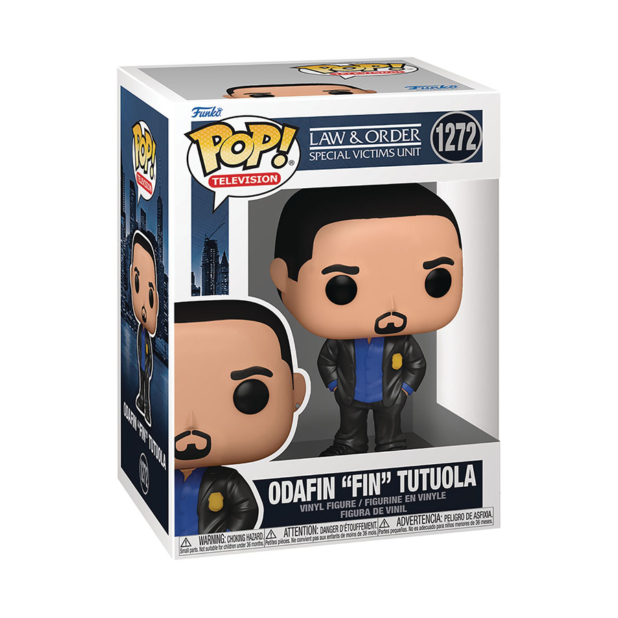 POP Television Law & Order SVU Odafin Fin Tutuola Vinyl Figure