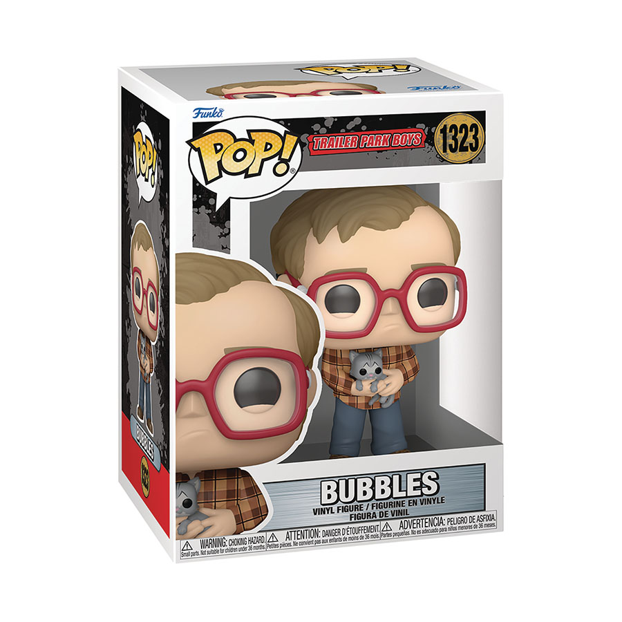 POP Television Trailer Park Boys Bubbles With Cat Vinyl Figure