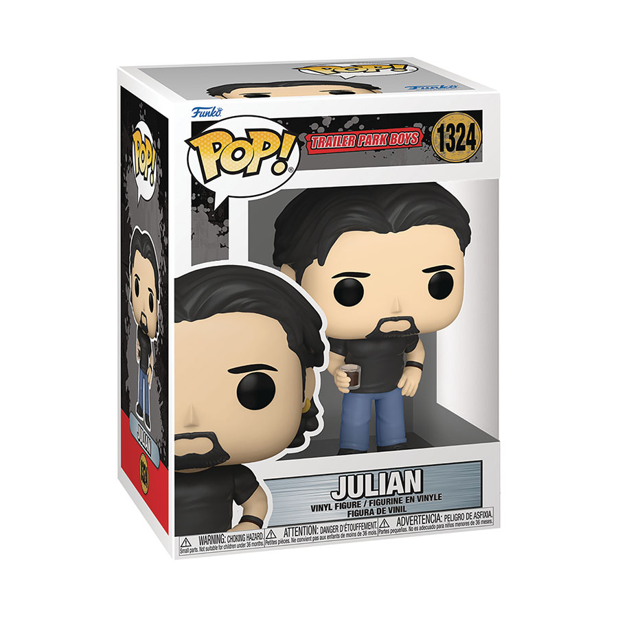 POP Television Trailer Park Boys Julian With Drink Vinyl Figure