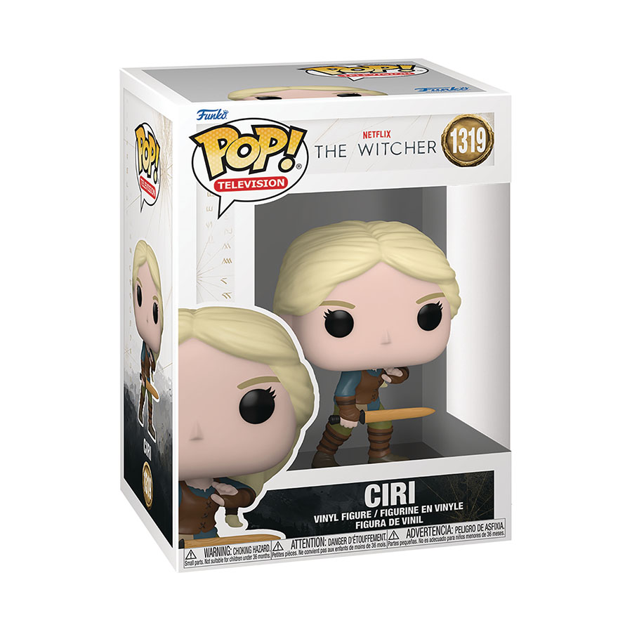 POP Television Witcher Series 2 Ciri With Sword Vinyl Figure