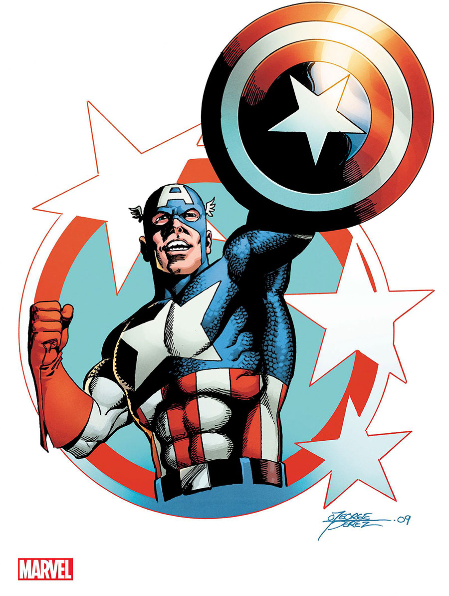Captain America Vol 10 #1 Cover J Incentive George Perez Virgin Cover