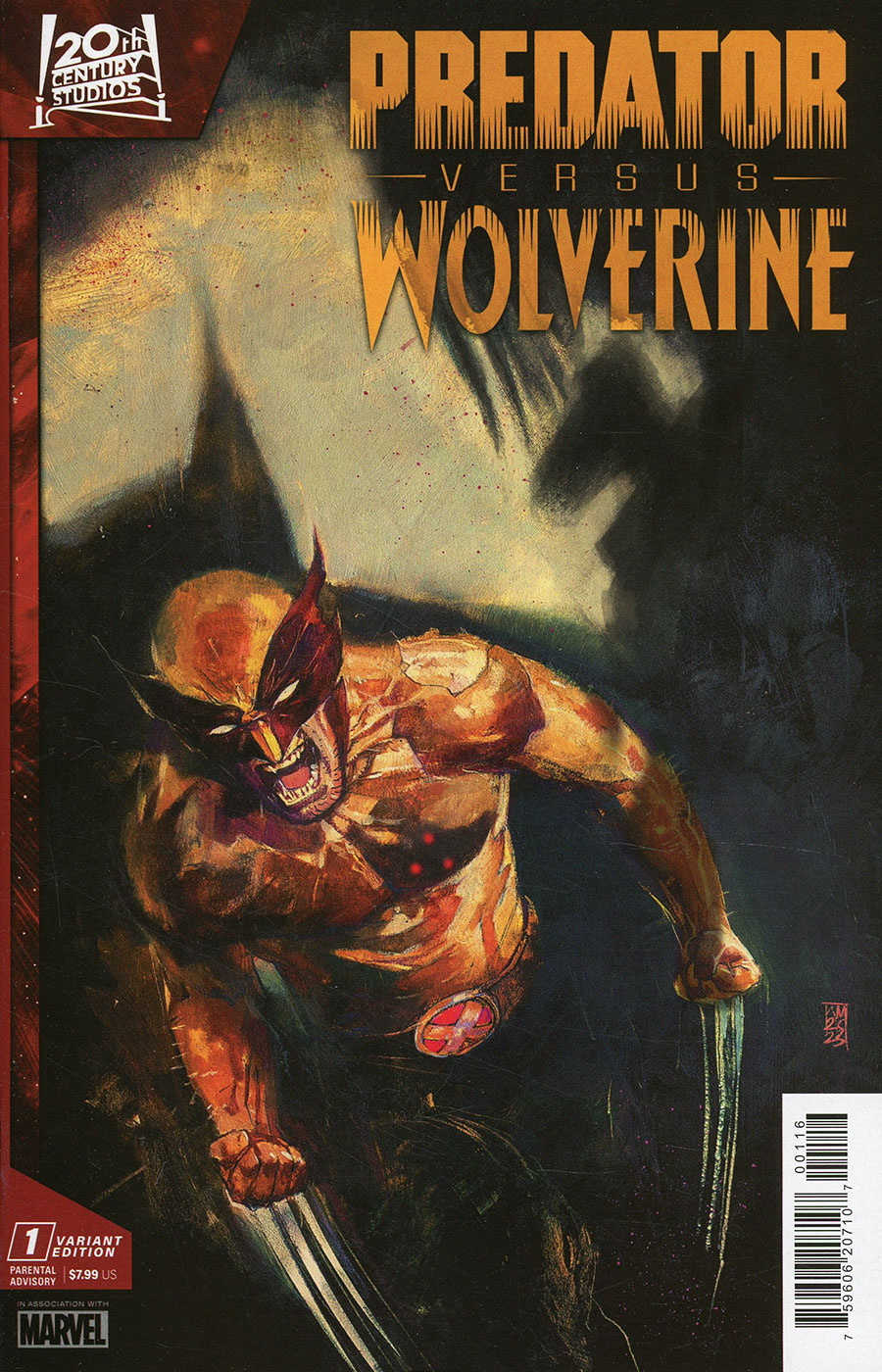 Predator vs Wolverine #1 Cover H Incentive Alex Maleev Variant Cover