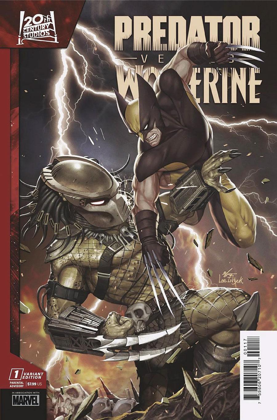 Predator vs Wolverine #1 Cover I Incentive Inhyuk Lee Variant Cover